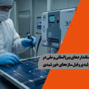 استانداردهای بین‌المللی و ملی در تولید پروفیل سازه‌های خورشیدی: تضمین کیفیت و انطباق‌پذیری- شرکت سریر صنعت امیر