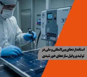 استانداردهای بین‌المللی و ملی در تولید پروفیل سازه‌های خورشیدی: تضمین کیفیت و انطباق‌پذیری- شرکت سریر صنعت امیر
